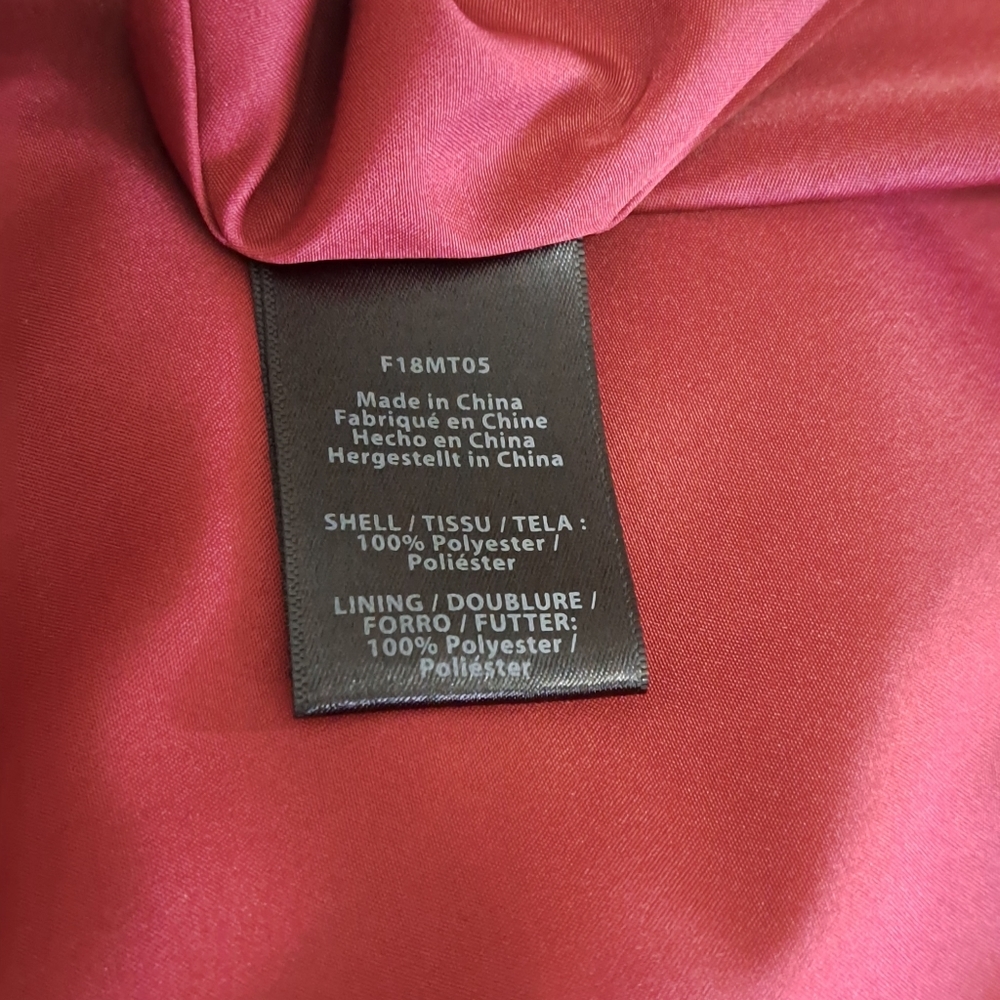 Rachel Zoe burgundy metallic cold shoulder blouse S - Picture 15 of 15